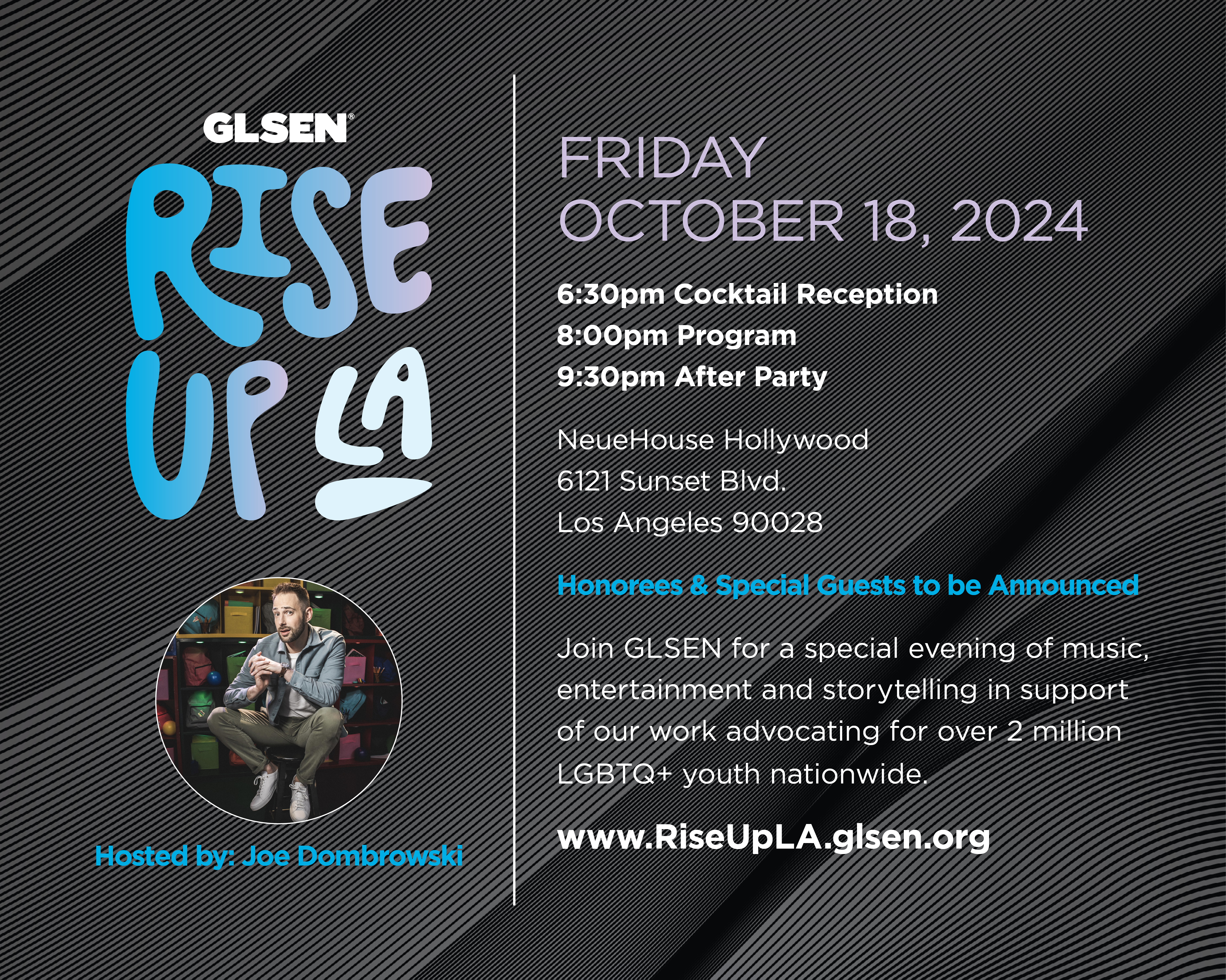 GLSEN Rise Up LA 2024 Event Information